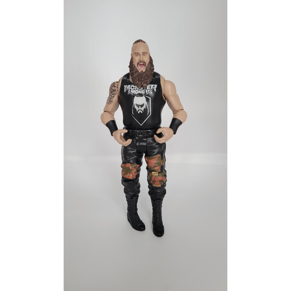 WWE Braun Strowman Mattel Figure Monster Among Men Wrestling Action Figure 7"